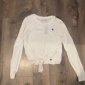 NWT Abercrombie & Fitch white long sleeve